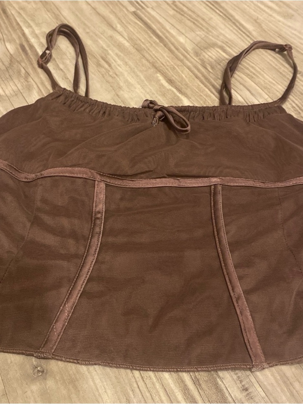 Kendall & Kylie Brown Spaghetti Strap Camisole